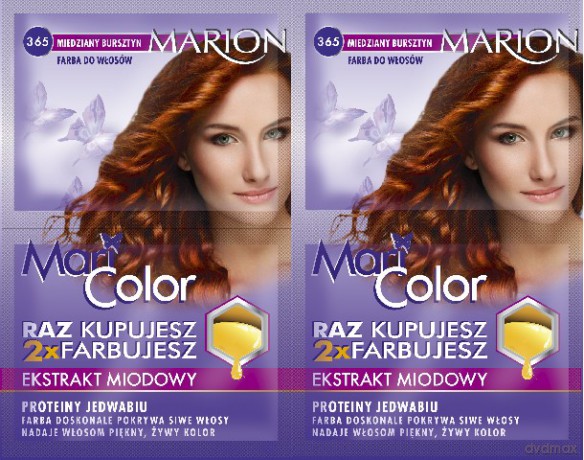 Marion Farba do włosów Mari Color nr 365 miedziany bursztyn