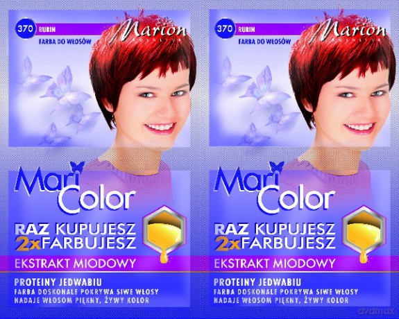 Marion Farba do włosów Mari Color nr 370 rubin