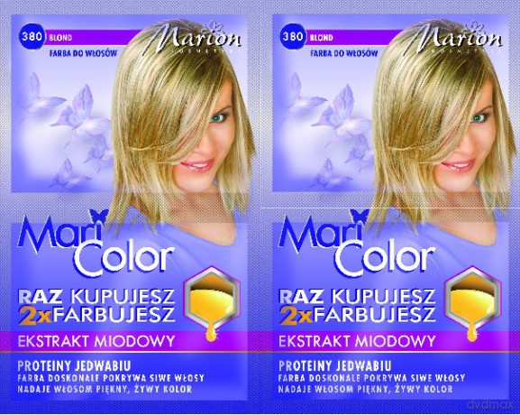 Marion Farba do włosów Mari Color nr 380 blond