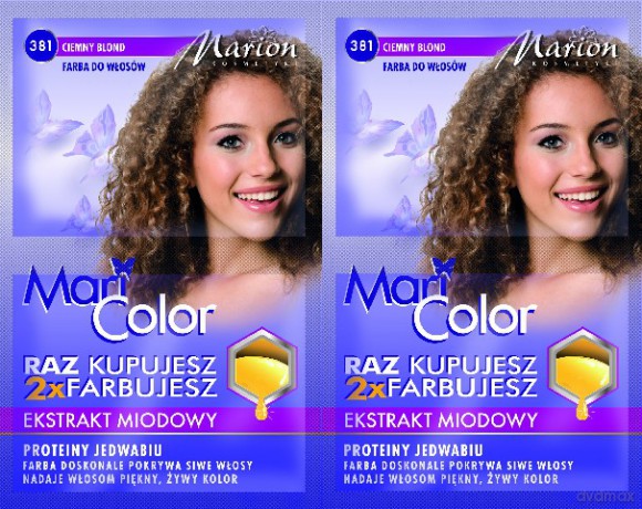 Marion Farba do włosów Mari Color nr 381 ciemny blond