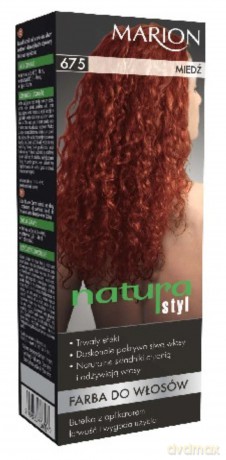 Marion Farba do włosów Natura Styl nr 675 miedź