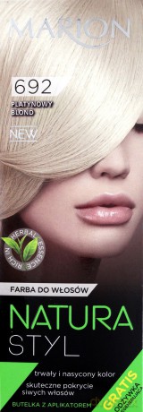 Marion Farba do włosów Natura Styl nr 692 platynowy blond