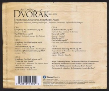 Antonin Dvorak: Symhonies - 100 Anniversary Edition [BOX] [5CD]