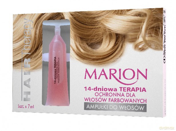 Marion Hair Therapy Ampułki do włosów farbowanych 7 ml x 5 szt.