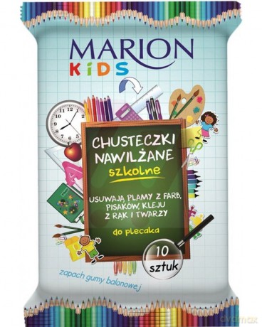 Marion Kids Chusteczki nawilżane szkolne - 10 szt.