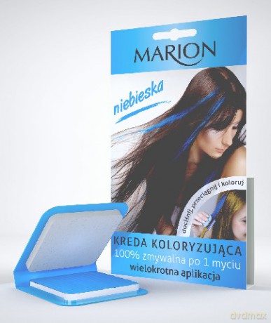 Marion Kreda koloryzująca do włosów niebieska 6 g