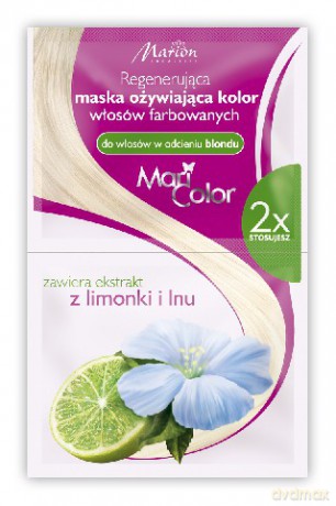 Marion Mari Color Maska odżywiająca do włosów w odcieniu blond 2x20 ml