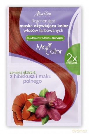 Marion Mari Color Maska odżywiająca do włosów w odcieniu czerwieni 2x20 ml