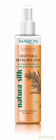 Marion Natura Silk Błyskawiczna odżywka do włosów ła mliwych 150 ml