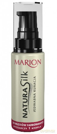 Marion Natura Silk Jedwabna kuracja do włosów farbowanych 50 ml