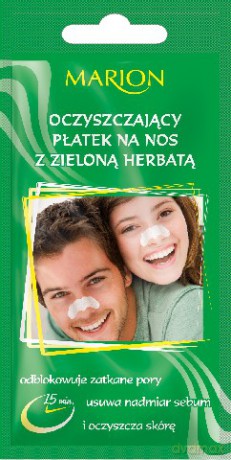 Marion Płatek na nos oczyszczający z zieloną herbatą