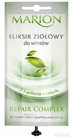 Marion Repair Complex Eliksir ziołowy do włosów + czepek 20 ml