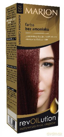 Marion Revoilution Farba do włosów nr 123 Rubinowa Czerwień