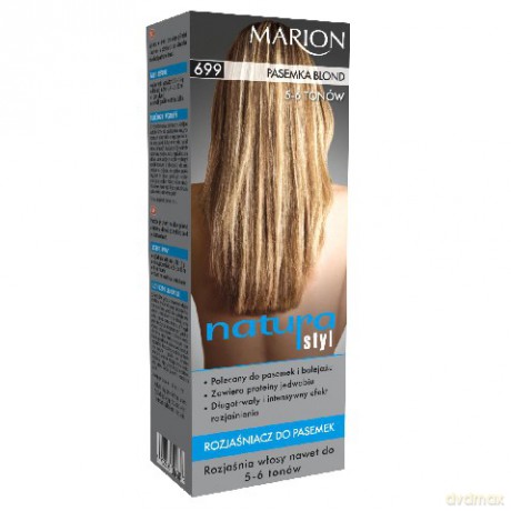 Marion Rozjaśniacz do włosów Natura Styl nr 699 5 - 6 tonów pasemka blond