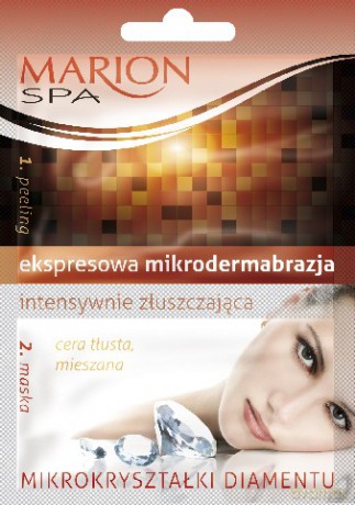 Marion Spa Expresowa mikrodermabrazja intensywnie złuszczająca do cery tłustej i mieszanej
