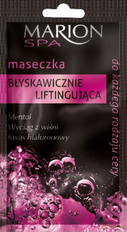 Marion Spa maseczka do twarzy Błyskawicznie Liftingujaca 7,5 ml