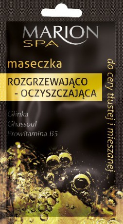Marion Spa maseczka do twarzy Rezgrzewająco - Oczyszczająca 7,5 ml