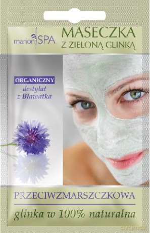 Marion Spa Maseczka z Zieloną Glinką Przeciwtzmarszczkowa 6,5 g