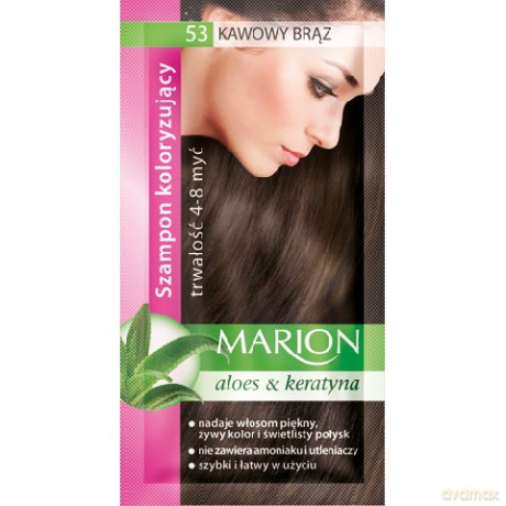 Marion Szampon koloryzujący 4 - 8 myć nr 53 kawowy brąz