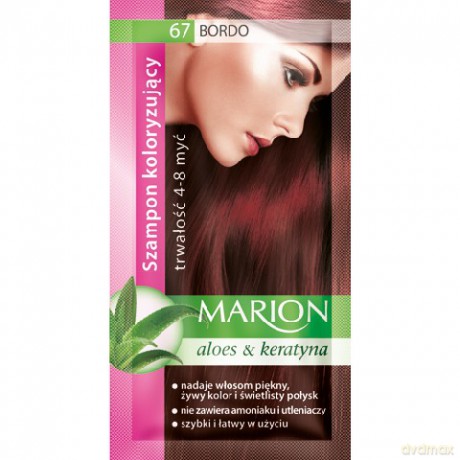 Marion Szampon koloryzujący 4 - 8 myć nr 67 bordo