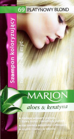 Marion Szampon koloryzujący 4 - 8 myć nr 69 platynowy blond