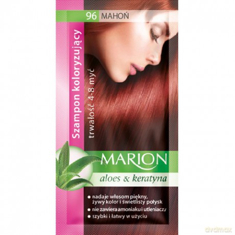 Marion Szampon koloryzujący 4 - 8 myć nr 96 mahoń