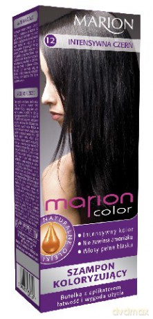 Marion Szampon koloryzujący Marion Color nr 12 intensywna czerń