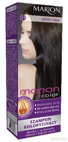Marion Szampon koloryzujący Marion Color nr 21 ciemny brąz