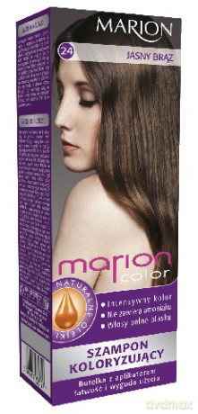 Marion Szampon koloryzujący Marion Color nr 24 jasny brąz