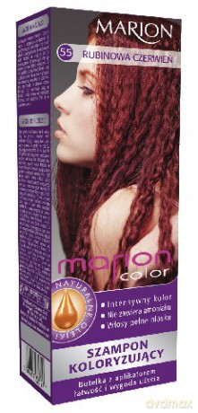 Marion Szampon koloryzujący Marion Color nr 55 rubinowa czerwień