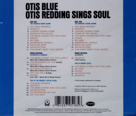 Otis Redding: Otis Blue: Otis Redding Sing Soul (Collector's Edition) [2CD]