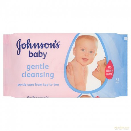 Johnson's Baby Chusteczki oczyszczające Gentle Cleasing 56 szt.