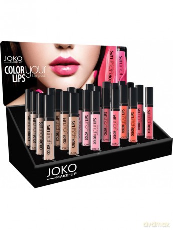 Joko Zestaw Błyszczyki Color your lips 6 kolorów x 3 szt.