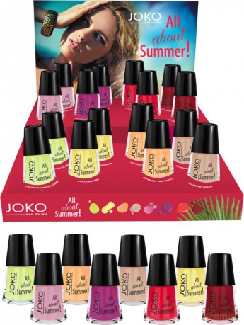 Joko Zestaw Lakier Summer 8 kolorów x 4 szt.