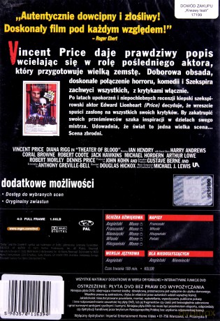 Krwawy teatr [DVD]