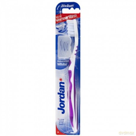 Jordan Szczoteczka do zębów Advenced White Medium - mix kolorów