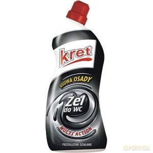 Kret WC żel Multi Action Czarny 750 ml