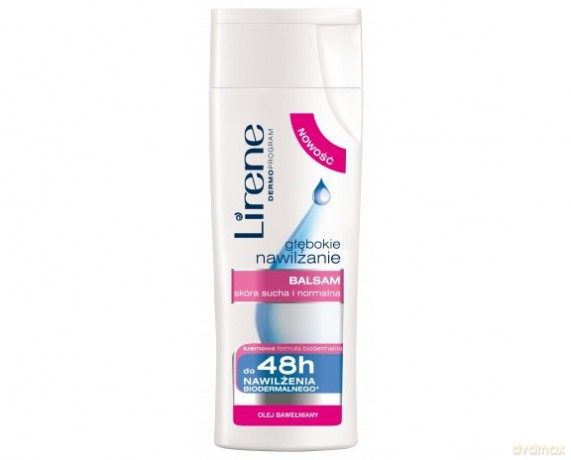 Lirene 48H Nawilżenia Biodermalnego Balsam do ciała do skóry suchej i normalnej 400 ml