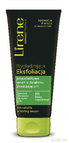 Lirene Antycellulit Wygładzająca Eksfoliacja - Antycellulitowe serum o działaniu złuszczającym na noc - 5% kwasu migdałowego NEW