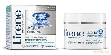 Lirene Aqua Cristal Krem nawilżająco -przeciwrodnikowy na dzień SPF 10