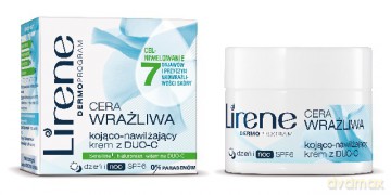 Lirene Dermoprogram Cera Wrażliwa Krem nawilżająco - kojący z DUO-C na dzień i noc 50 ml