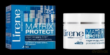 Lirene Matrix Protect 45+ Regenerujący krem przeciwzmarszczkowy na noc