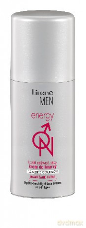Lirene MEN Energy On Lekki odświeżający krem do twarzy dla każdego typu skóry