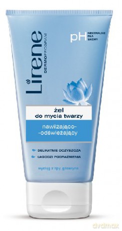 Lirene Pielęgnacja Oczyszczająca Nawilżający żel do mycia twarzy