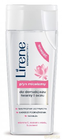Lirene Pielęgnacja Oczyszczająca Płyn micelarny do demakijażu twarzy i oczu z witaminą C