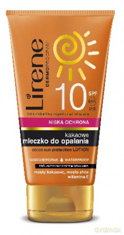 Lirene pielęgnacja przeciwsłoneczna Family Kakaowe mleczko do opalania SPF 10