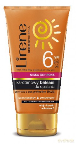 Lirene pielęgnacja przeciwsłoneczna Family Karotenowy balsam do opalania SPF 6