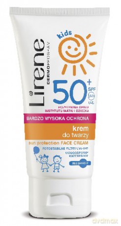 Lirene pielęgnacja przeciwsłoneczna Kids Krem do twarzy SPF 50