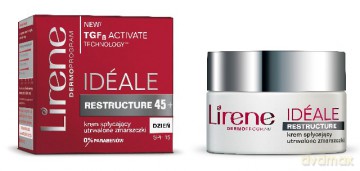 Lirene Restructure 45+ krem spłycający utrwalone zmarszczki na dzień 50 ml