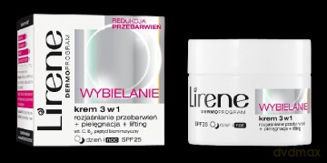 Lirene Wybielanie Krem 3 w 1 na dzień i na noc SPF 25
